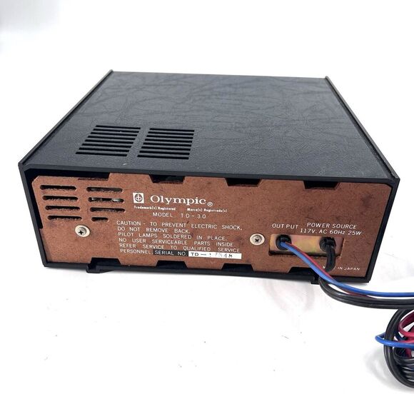 Olympic TD-30 8 Track Automatic Tape Player & 8 Track Tapes With Case - Picture 4 of 7